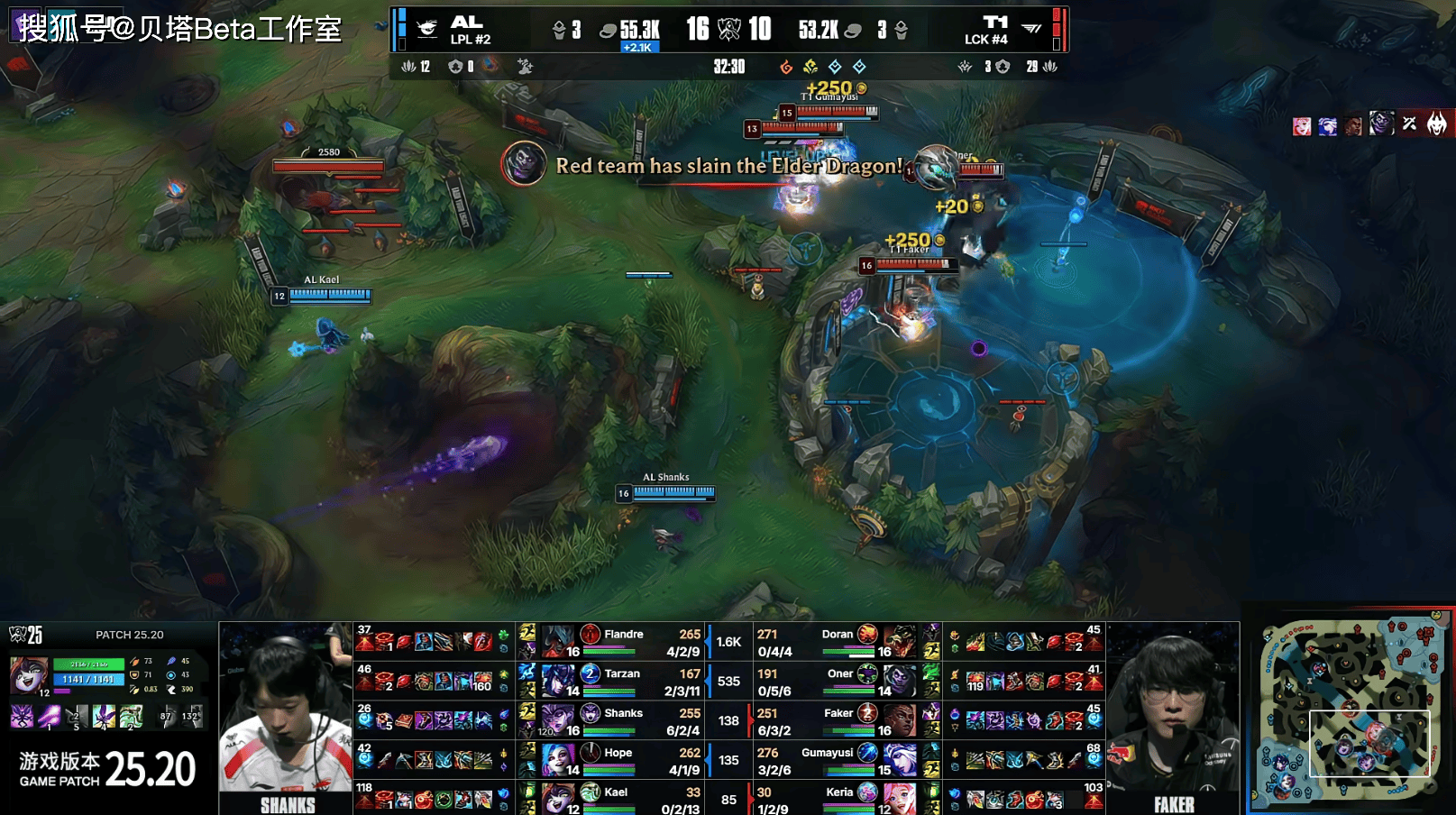 AL2-3不敌T1，止步8强！hope金克丝难救主，T1团战完美拉扯