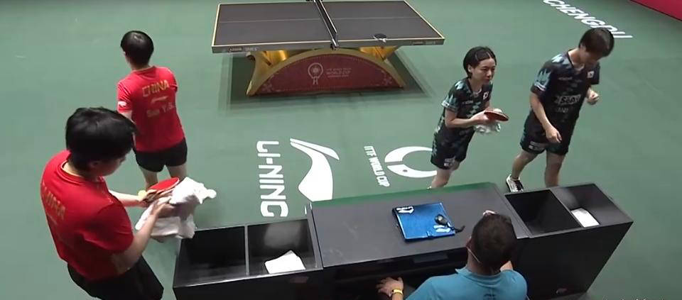 国乒混团半决赛开局完美！莎头组合3-0横扫韩队，双巨头五战全胜