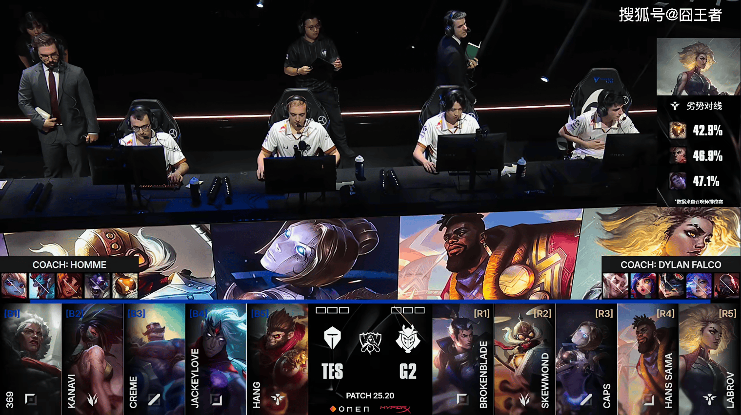 S15全球总决赛：双杀G2，勇往直前！TES击败G2，挺进四强